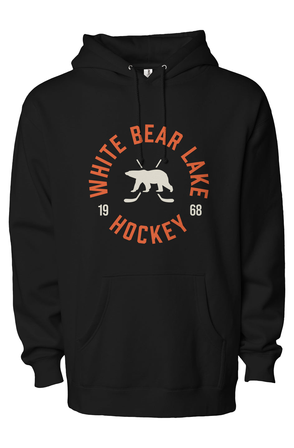 White Bear Lake Hockey '68 Heavyweight Hoodie