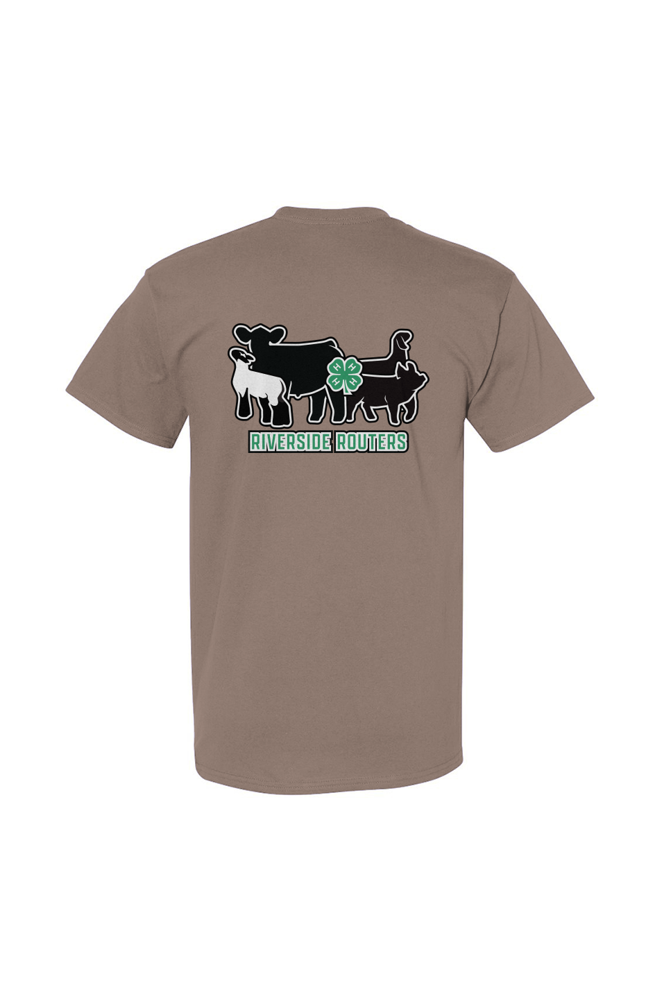 4H Riverside Routers Back Print Heavy Cotton Tee