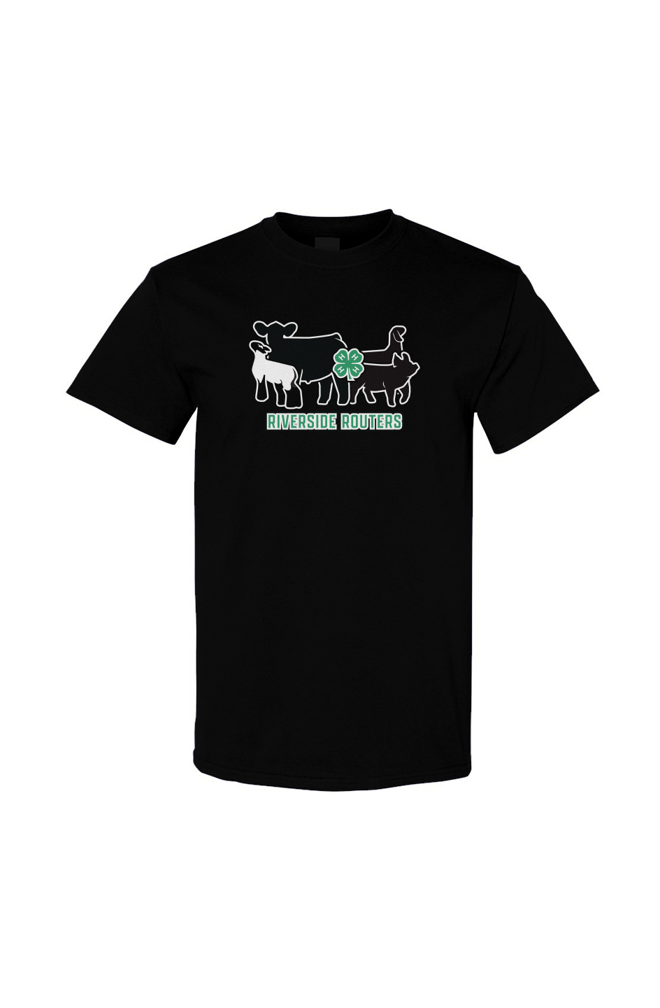 4H Riverside Routers Heavy Cotton Tee