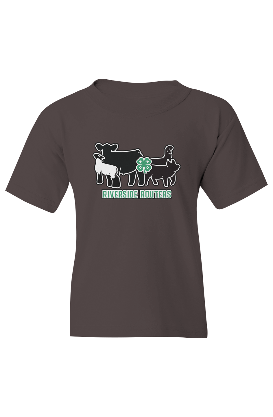 4H Riverside Routers Youth Heavy Cotton Tee