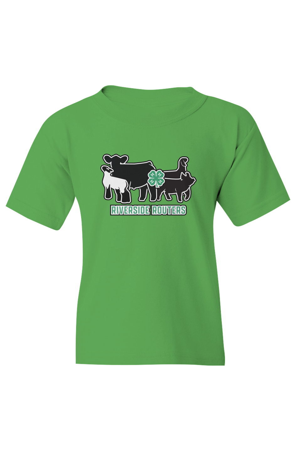 4H Riverside Routers Youth Heavy Cotton Tee