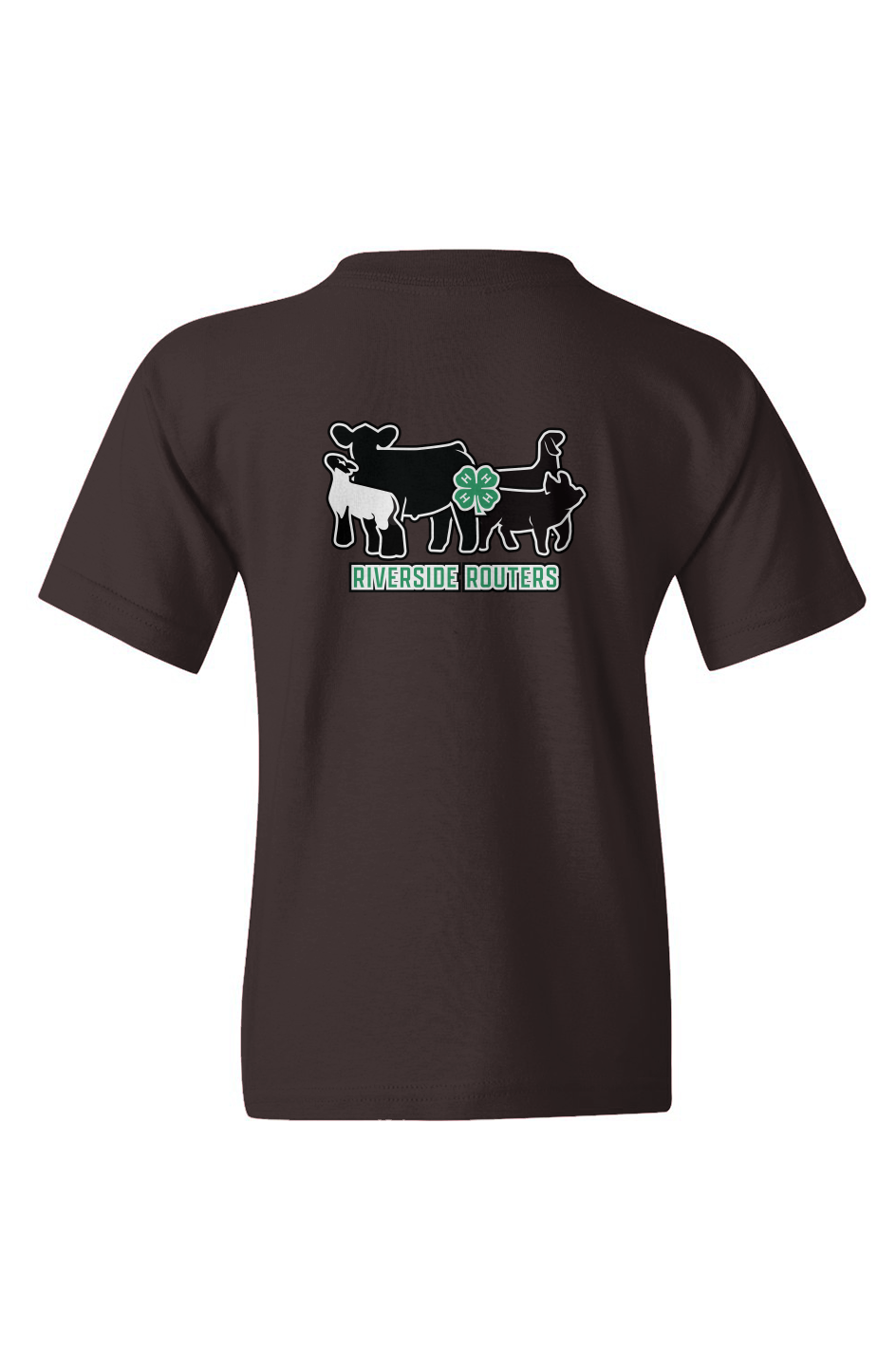 4H Riverside Routers Youth Heavy Cotton Tee