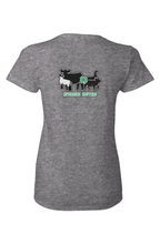 4H Riverside Routers Women's Back Print Heavy Cotton Tee