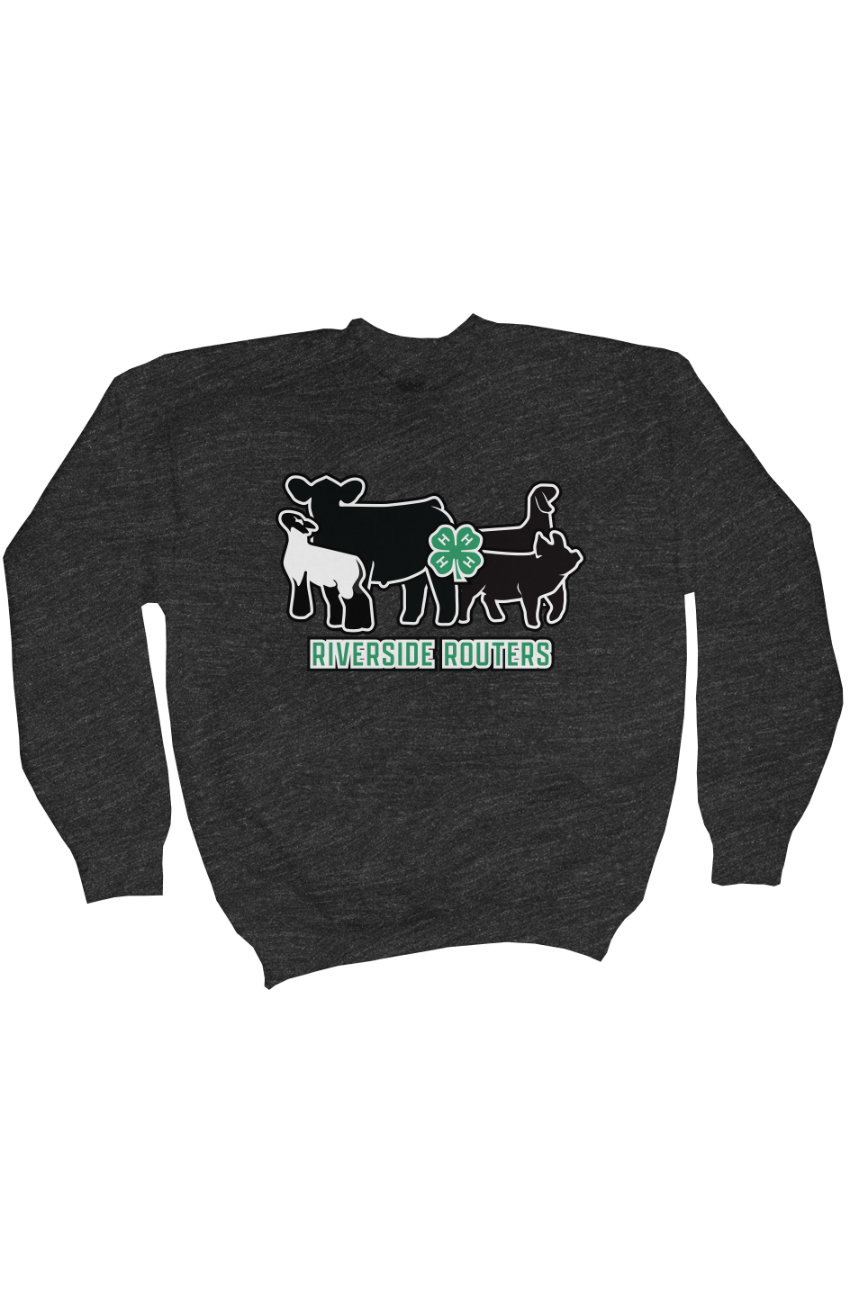 4H Riverside Routers Youth Crewneck Sweatshirt