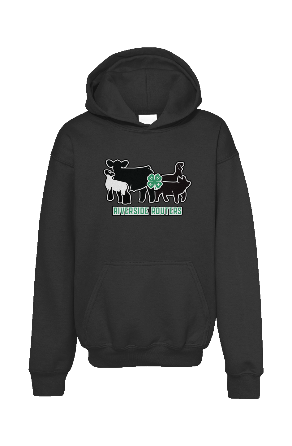 4H Riverside Routers Youth Hoodie