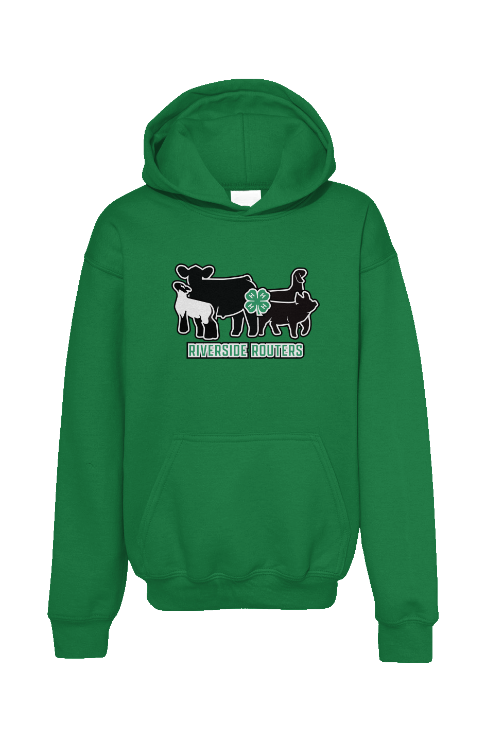 4H Riverside Routers Youth Hoodie