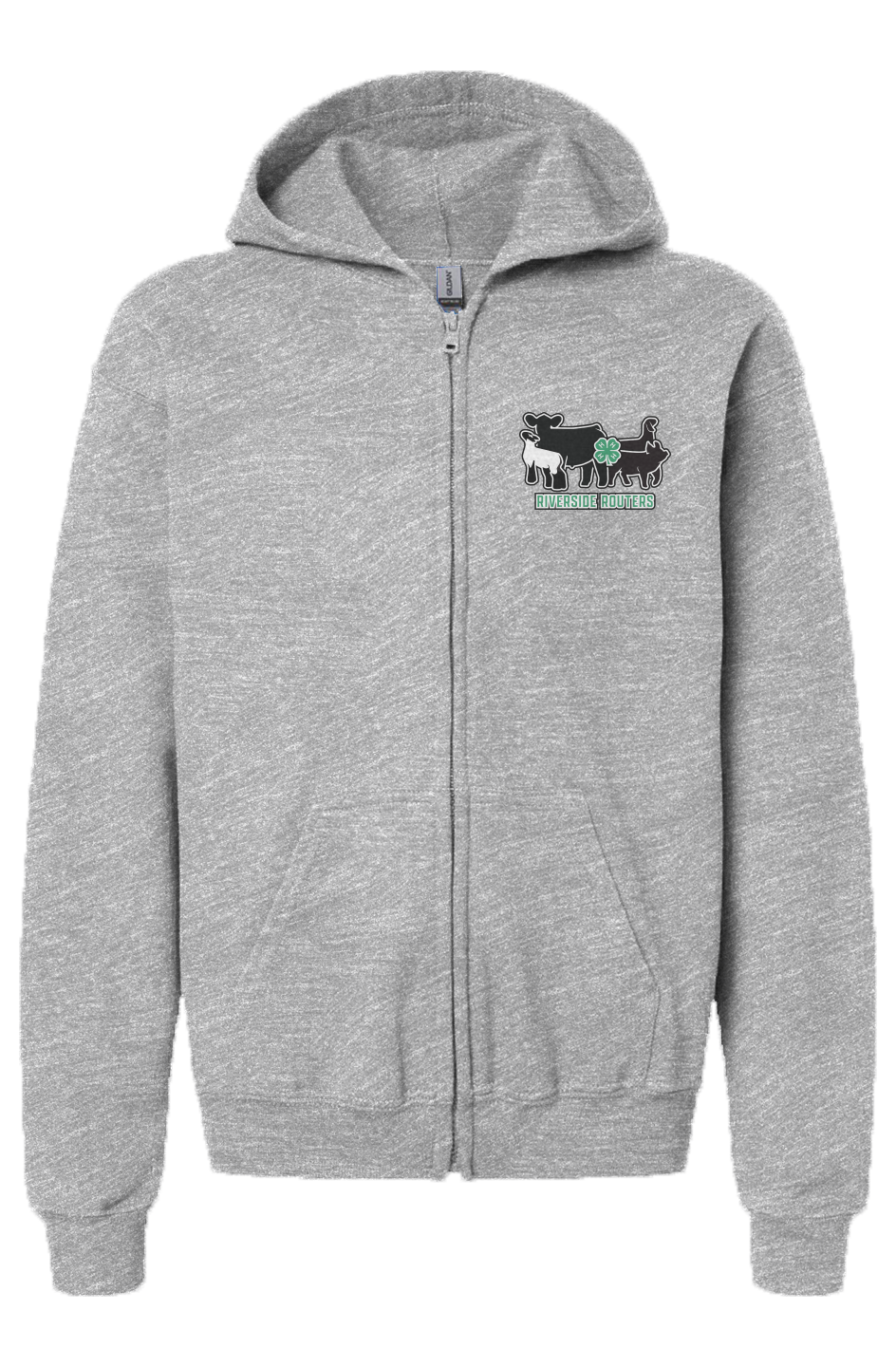 4H Riverside Routers Youth Zip Hoodie