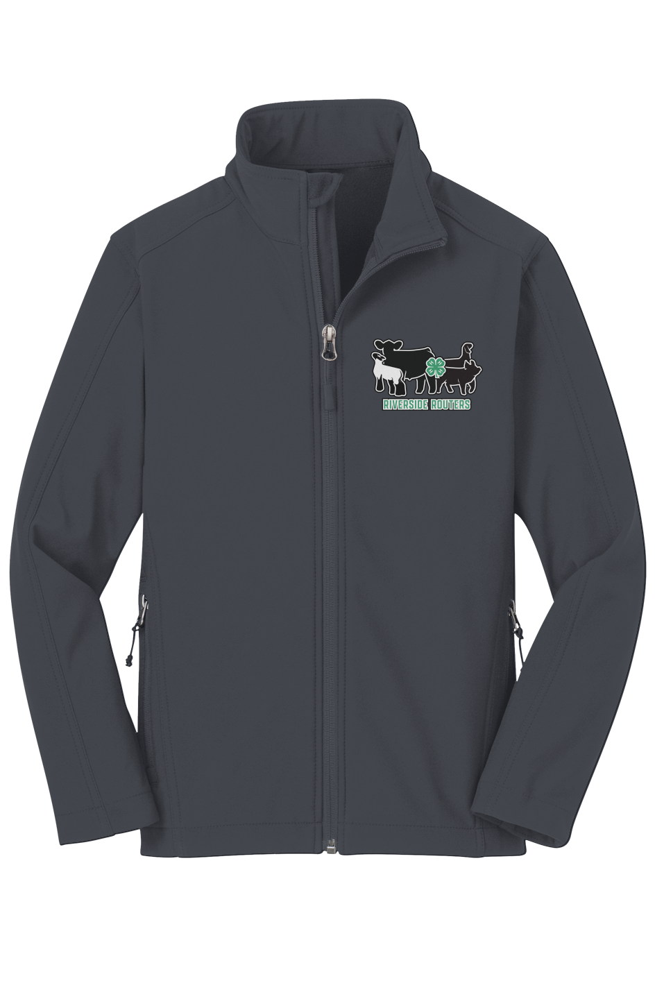 4H Riverside Routers Youth Soft Shell Jacket