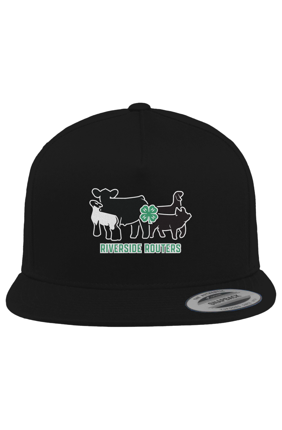 4 Riverside Routers 5-Panel Cotton Twill Snapback Cap