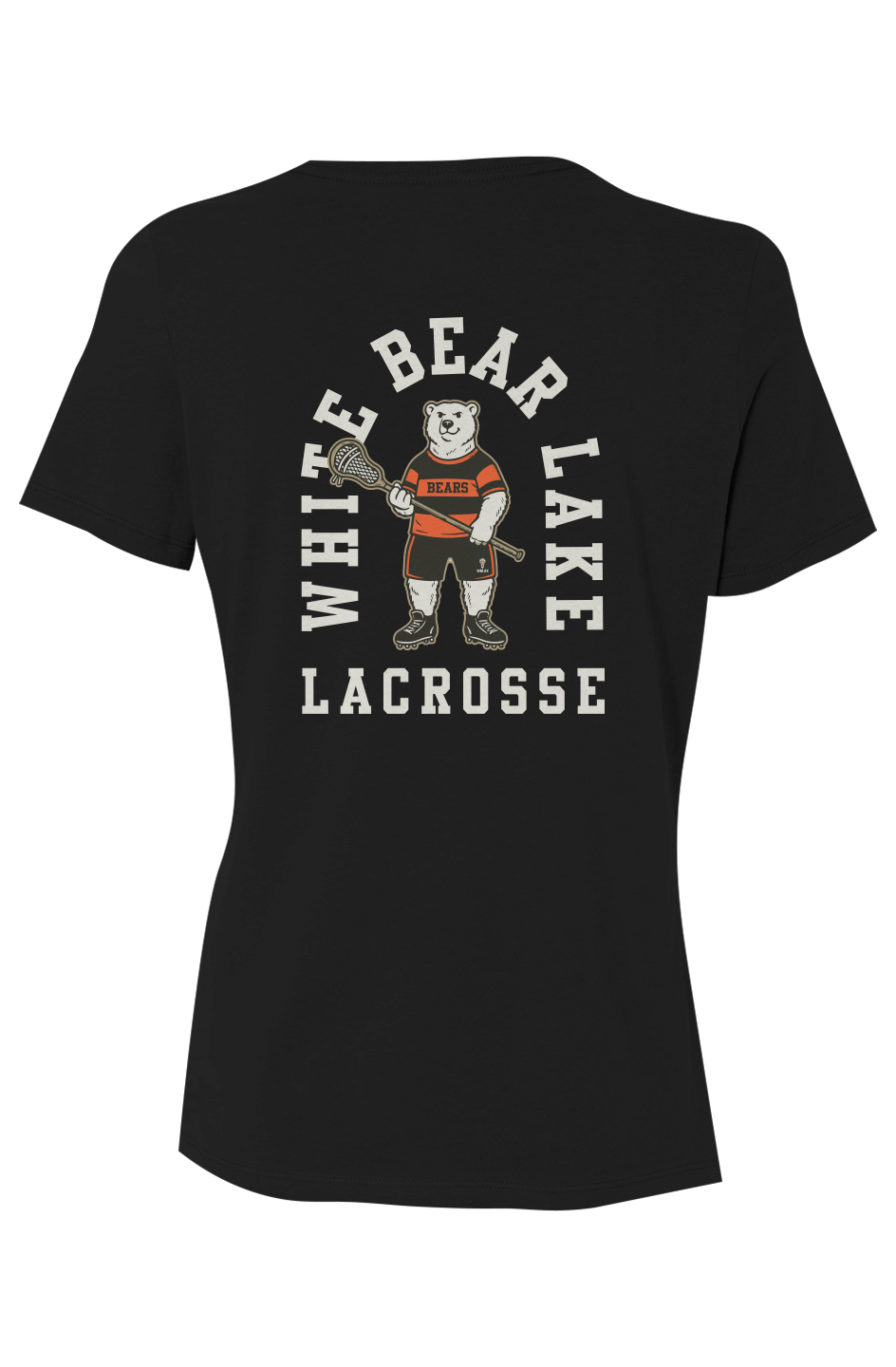White Bear Lake Lacrosse Bear Women’s Relaxed Jersey Tee