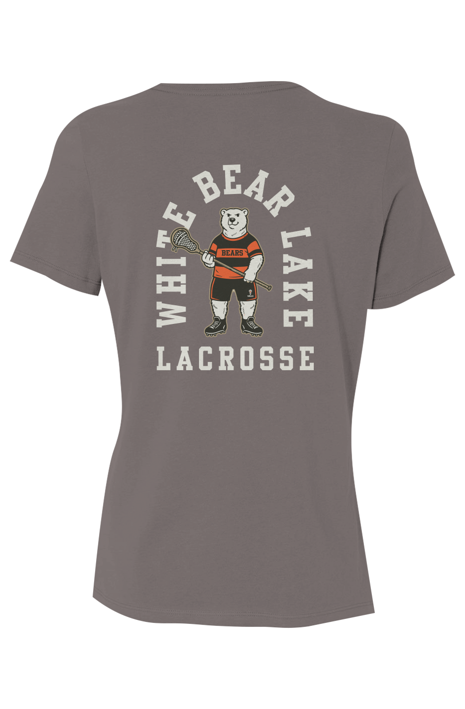White Bear Lake Lacrosse Bear Women’s Relaxed Jersey Tee