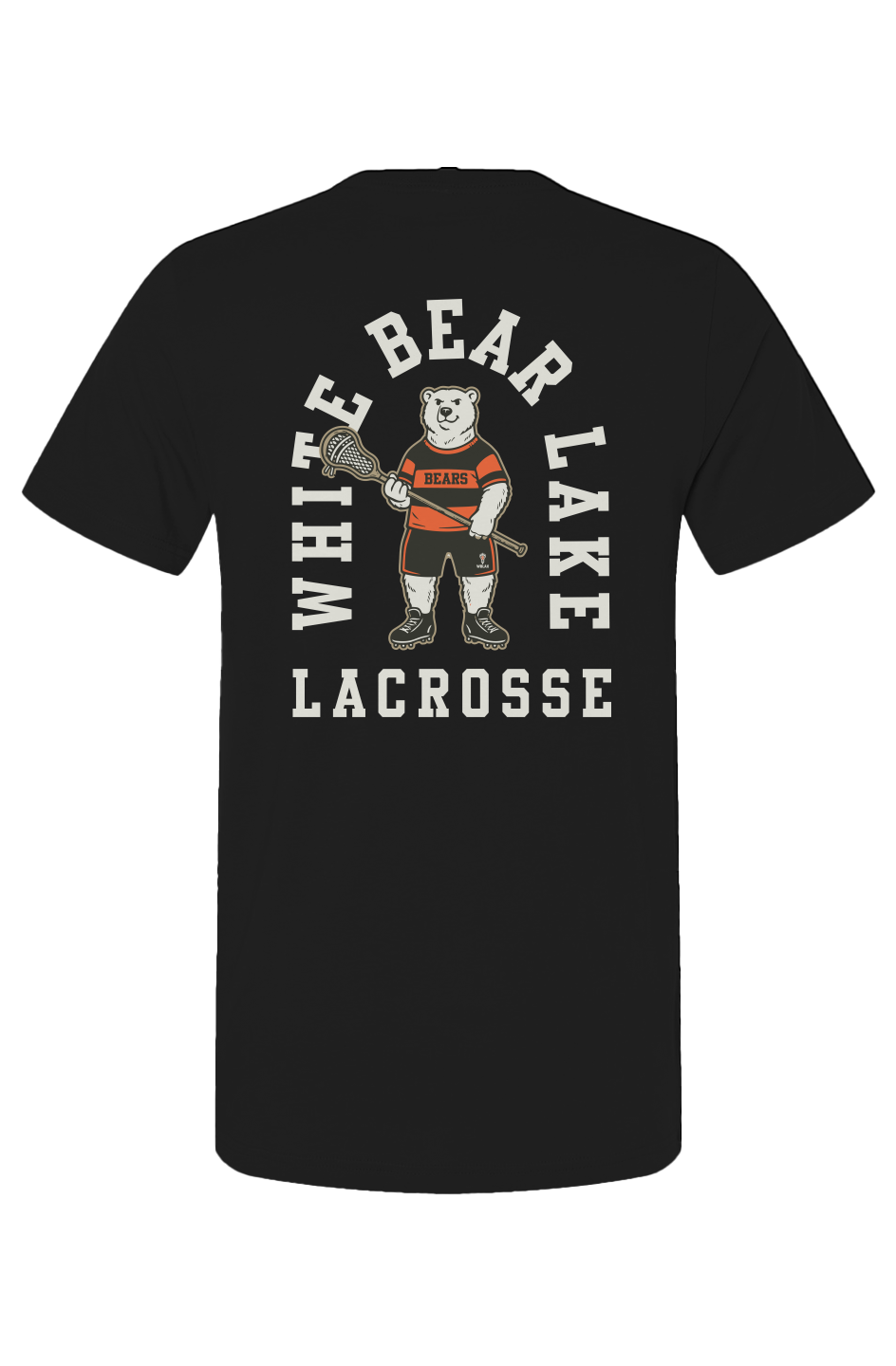 White Bear Lake Lacrosse Bear Jersey Tee