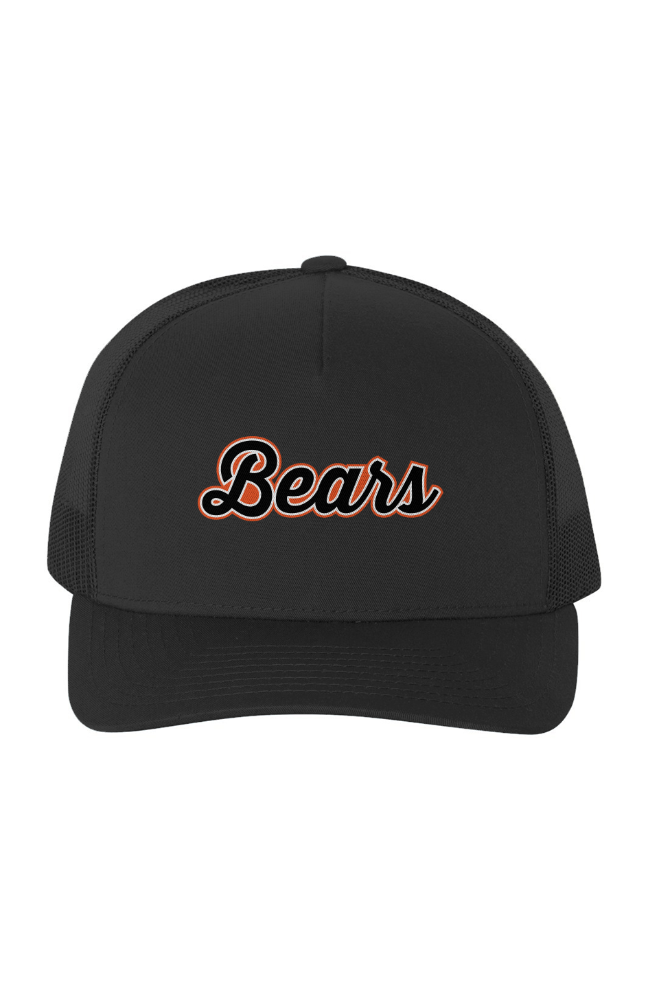 White Bear Lake Lacrosse Script Five-Panel Retro Trucker Cap
