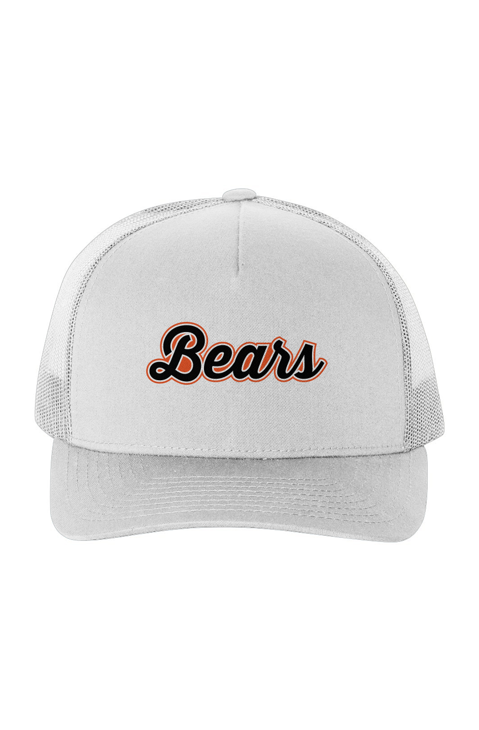 White Bear Lake Lacrosse Script Five-Panel Retro Trucker Cap