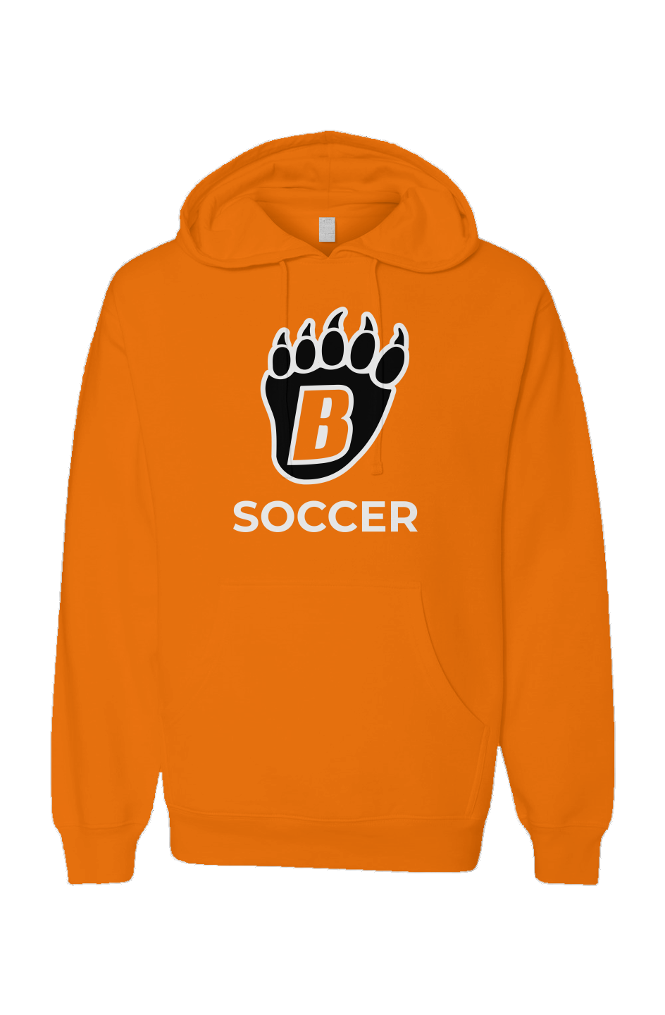 White Bear Lake Soccer Neon Orange Hoodie