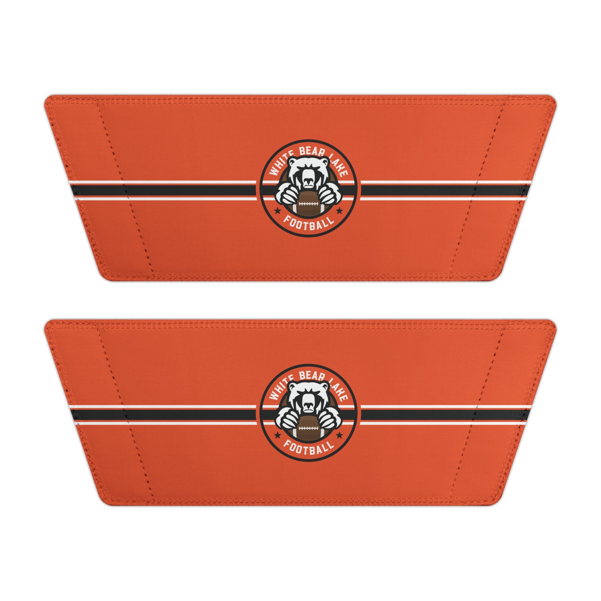 White Bear Lake Football Orange Men's Removable-Strap Sandals