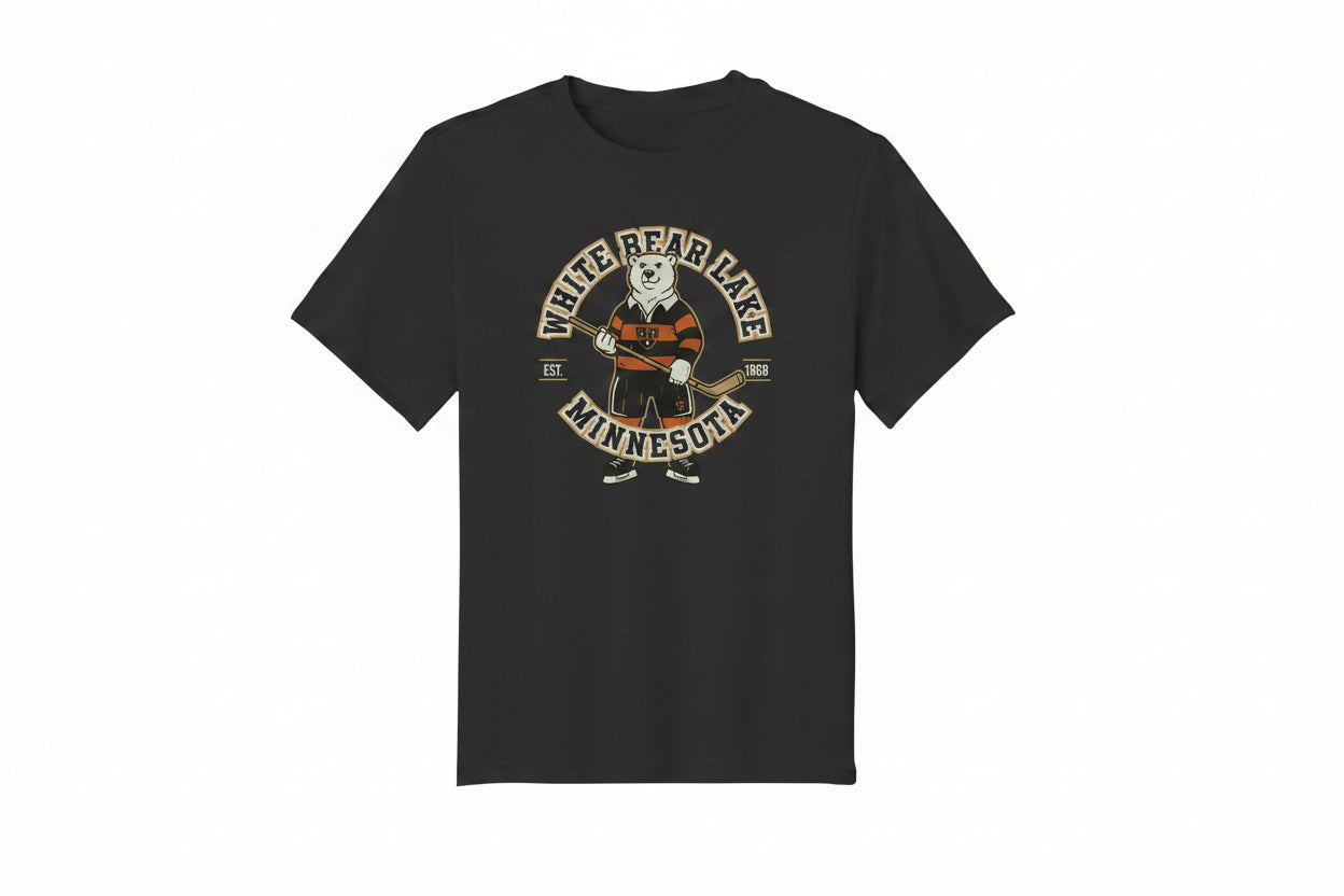 White Bear Lake Hockey Polar Bear Youth Pro Tee