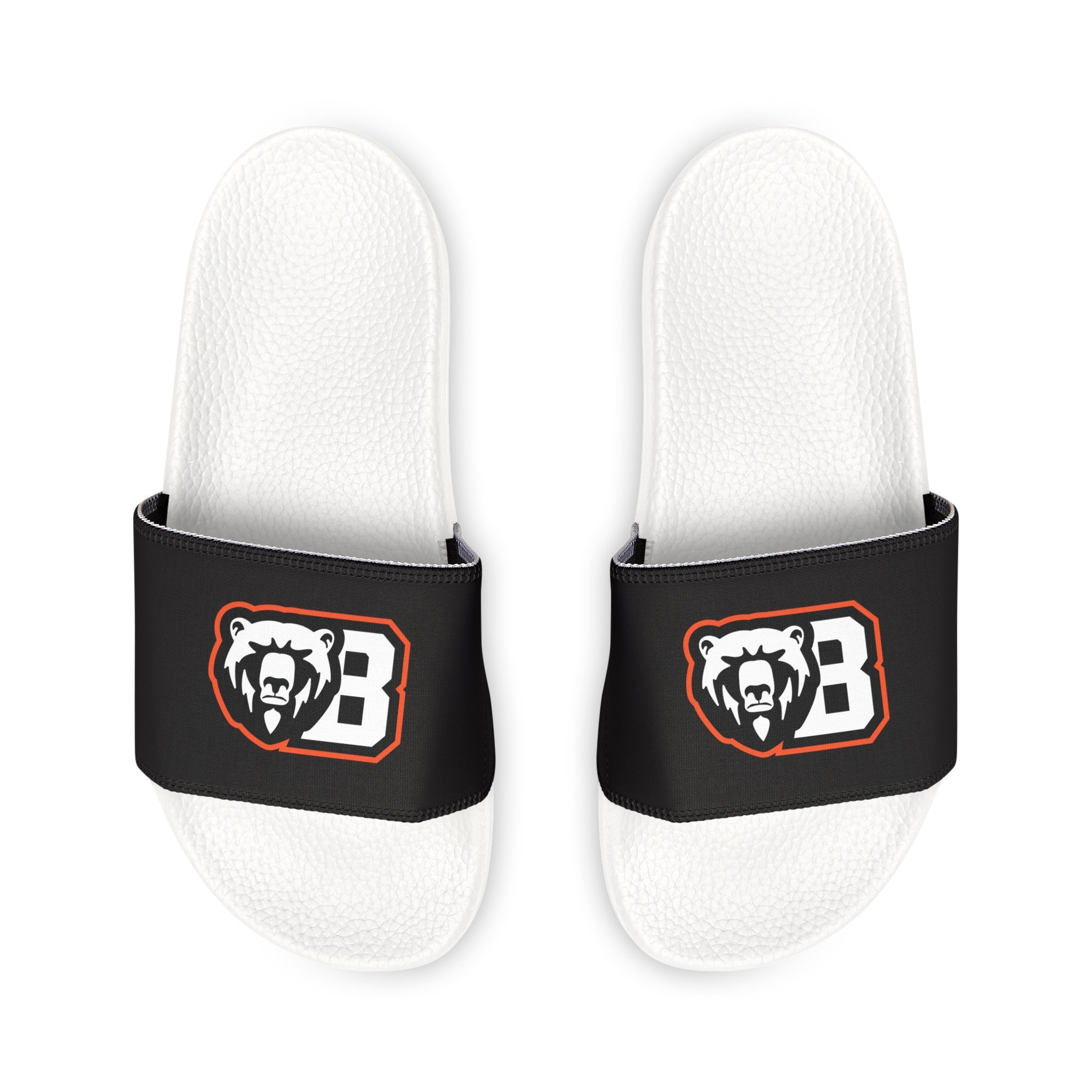 White Bear Lake Football Black Women's Removable-Strap Sandals