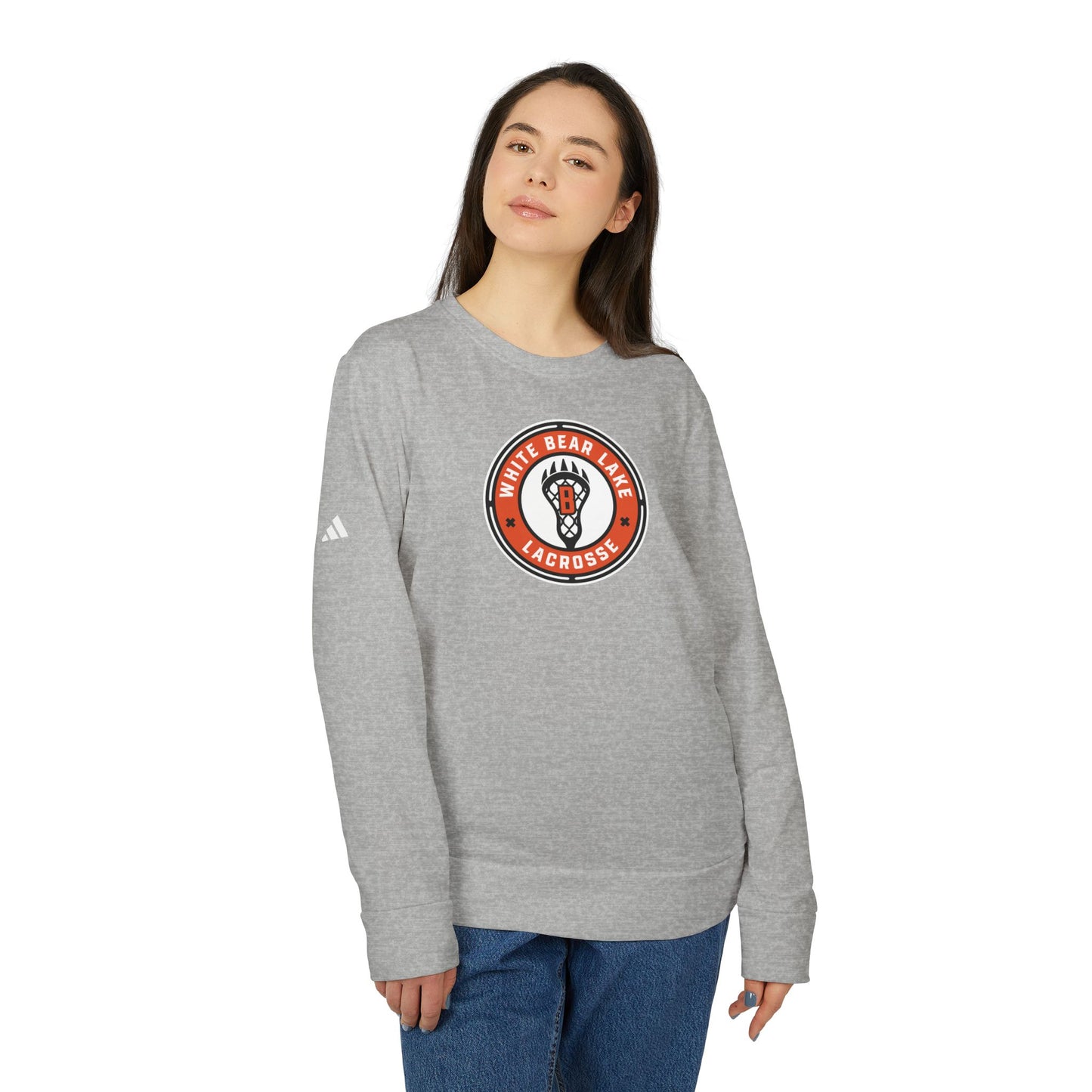 White Bear Lake Lacrosse Adidas Unisex Fleece Crewneck Sweatshirt