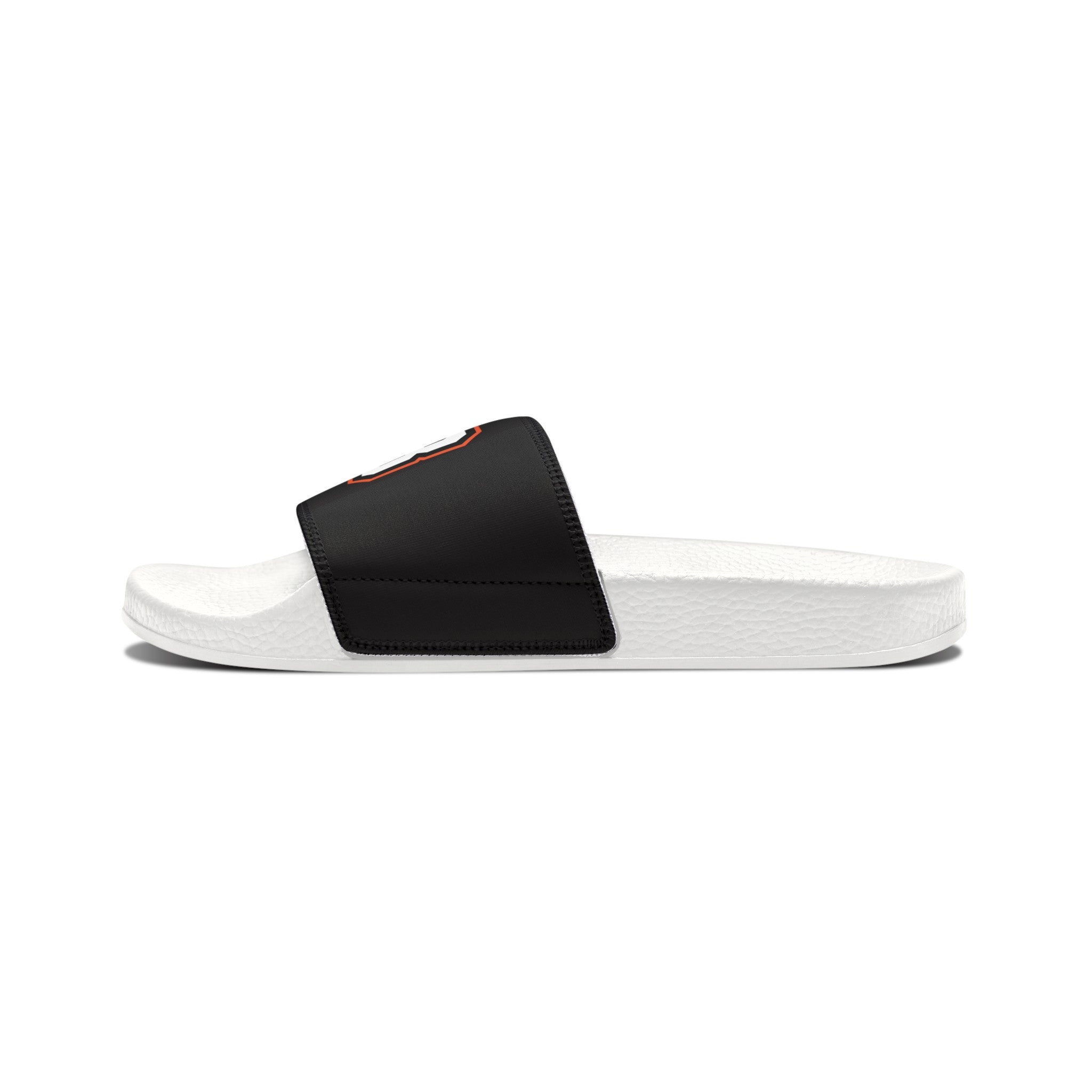 White Bear Lake Football Black Men's Removable-Strap Sandals