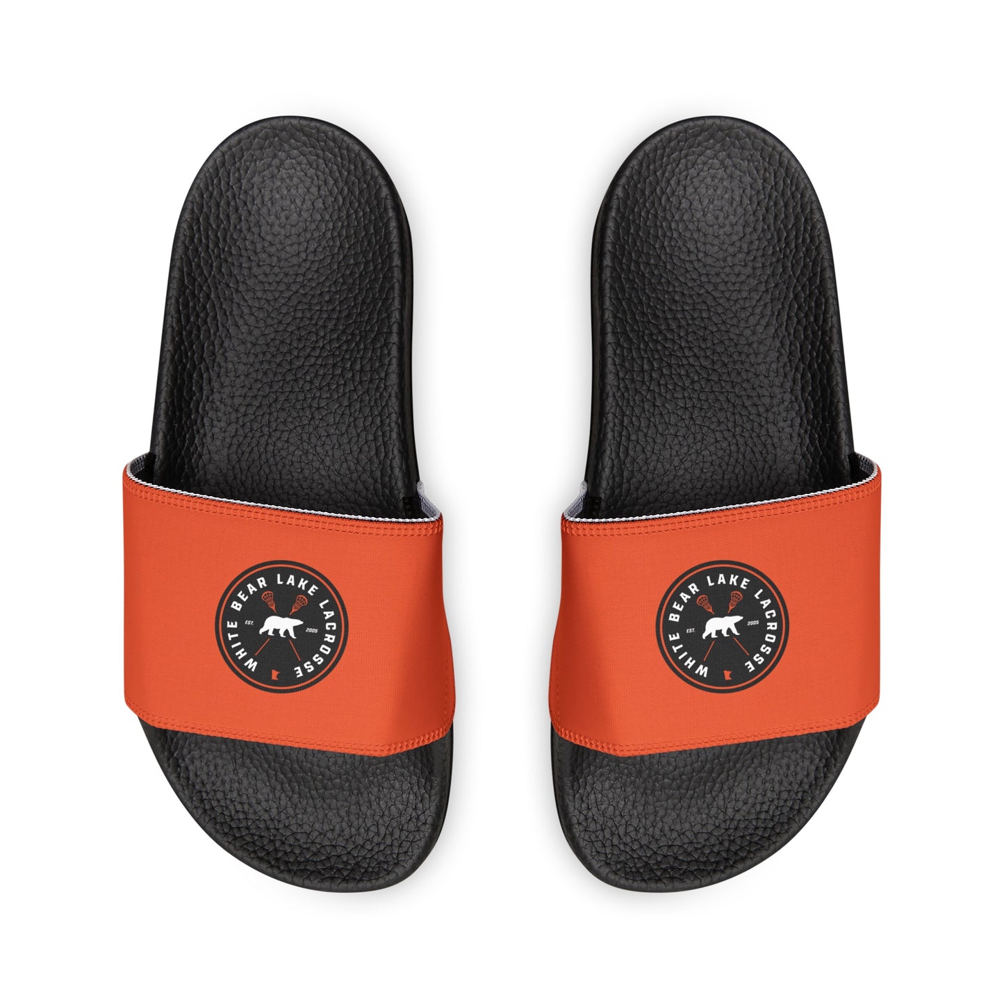 White Bear Lake Lacrosse Orange Youth Removable-Strap Sandals