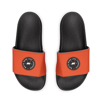 White Bear Lake Lacrosse Orange Youth Removable-Strap Sandals