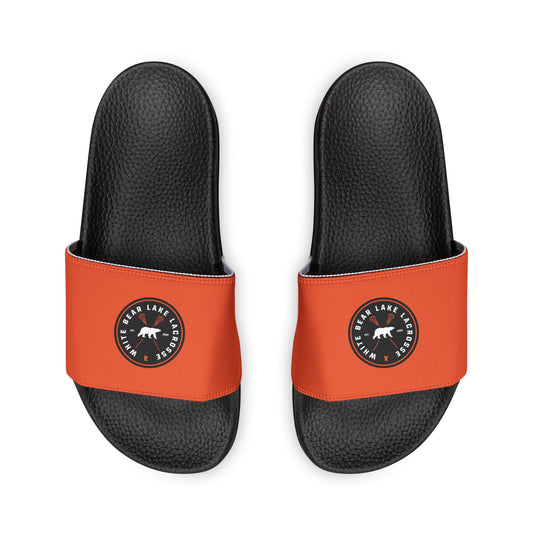 White Bear Lake Lacrosse Orange Youth Removable-Strap Sandals