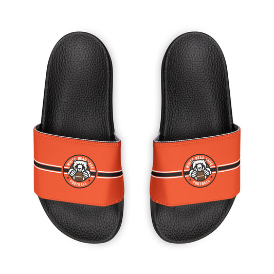 White Bear Lake Football Orange Women's Removable-Strap Sandals