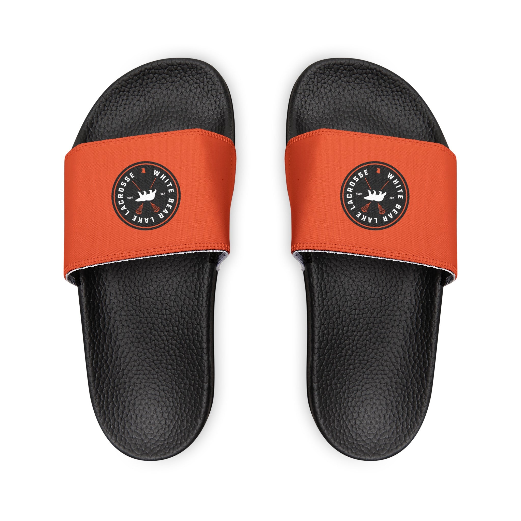 White Bear Lake Lacrosse Orange Men's Removable-Strap Sandals