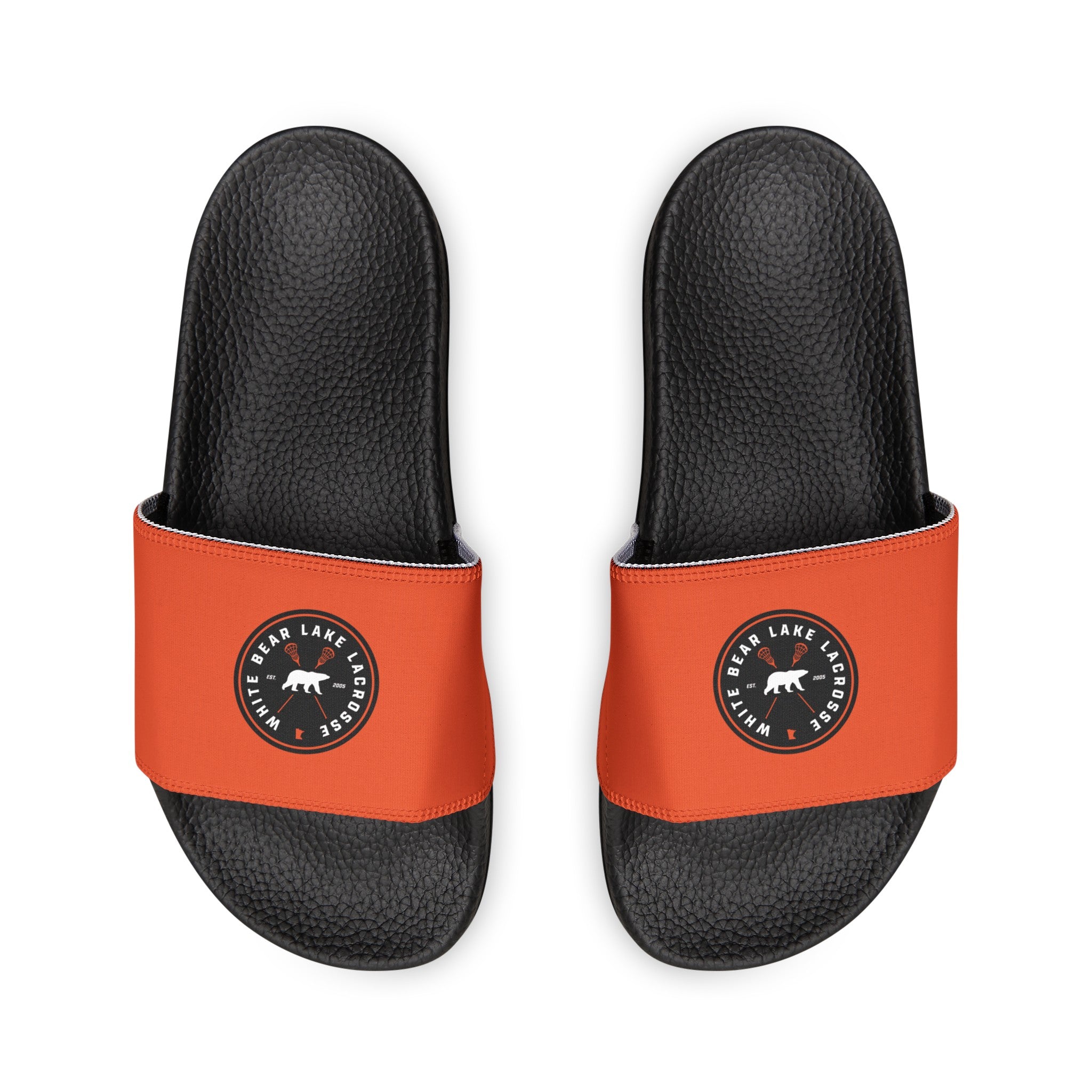 White Bear Lake Lacrosse Orange Men's Removable-Strap Sandals