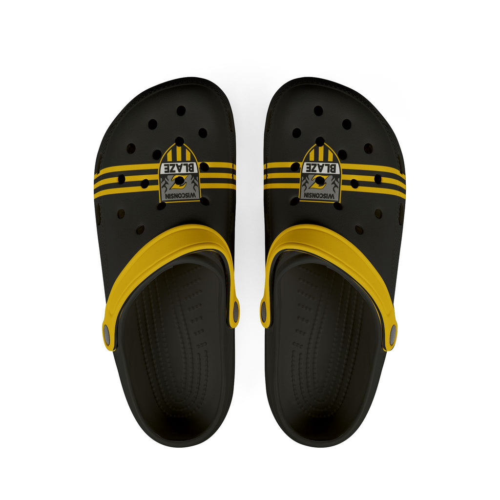 Wisconsin Blaze Hockey Adult Clogs