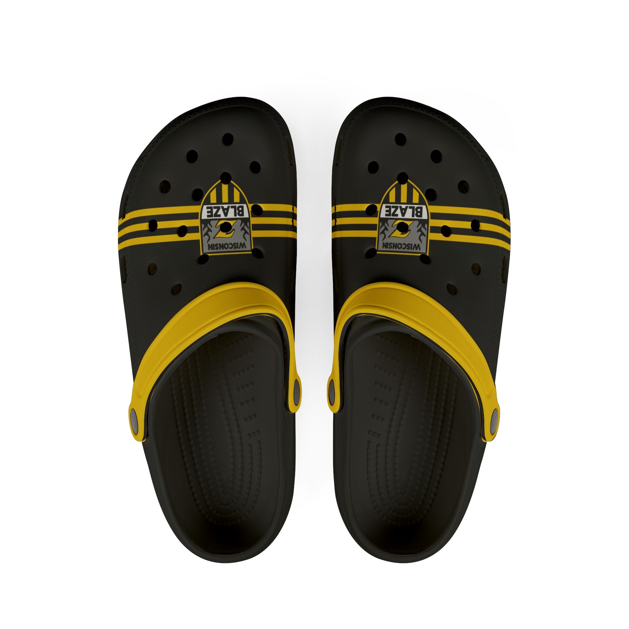 Wisconsin Blaze Hockey Adult Clogs