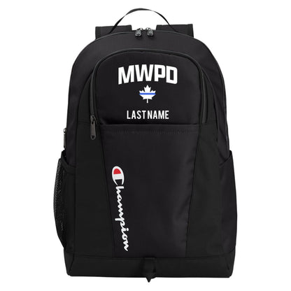 Maplewood Police Customizable Champion Core Backpack