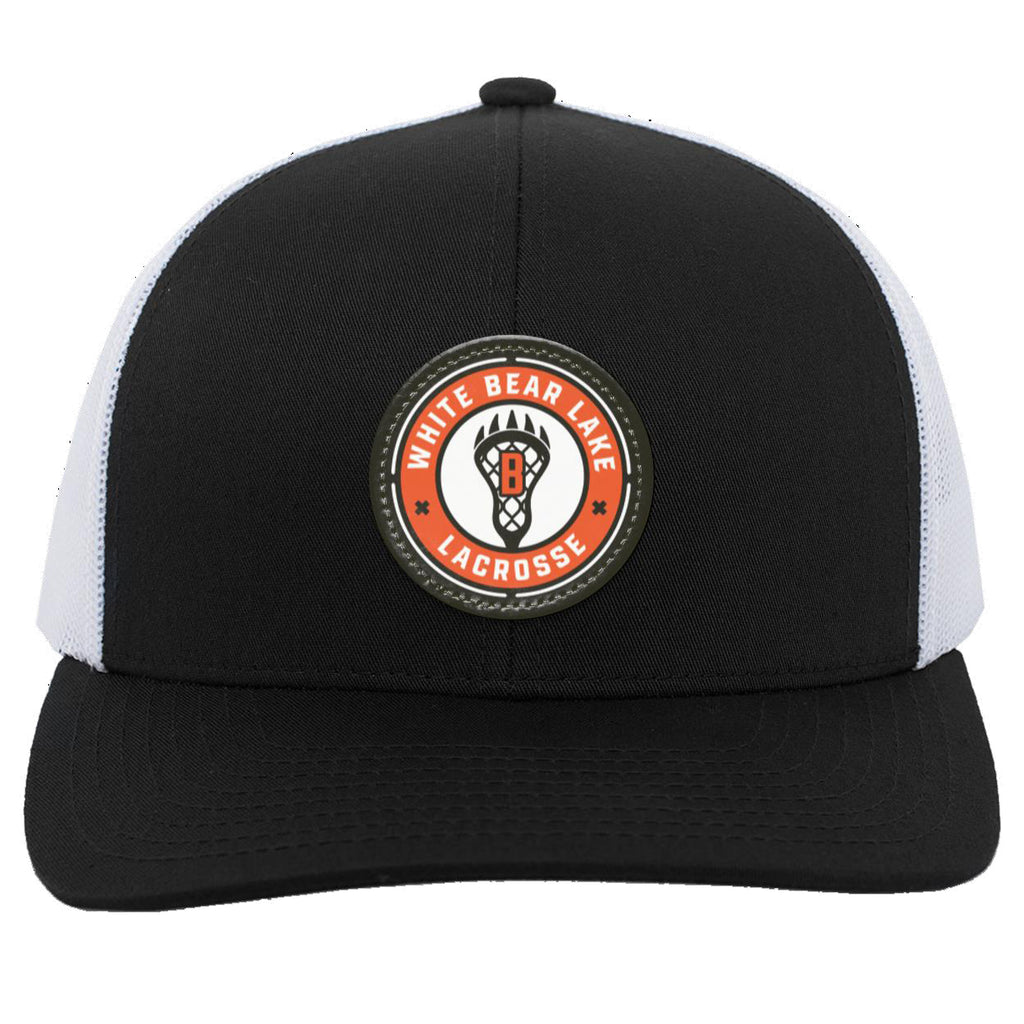 White Bear Lake Lacrosse Logo Snapback Trucker Patch Hat
