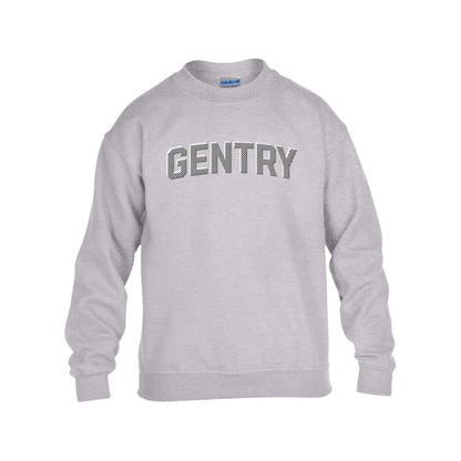 Gentry Academy Crosshatch Youth Heavy Blend Fleece Crew