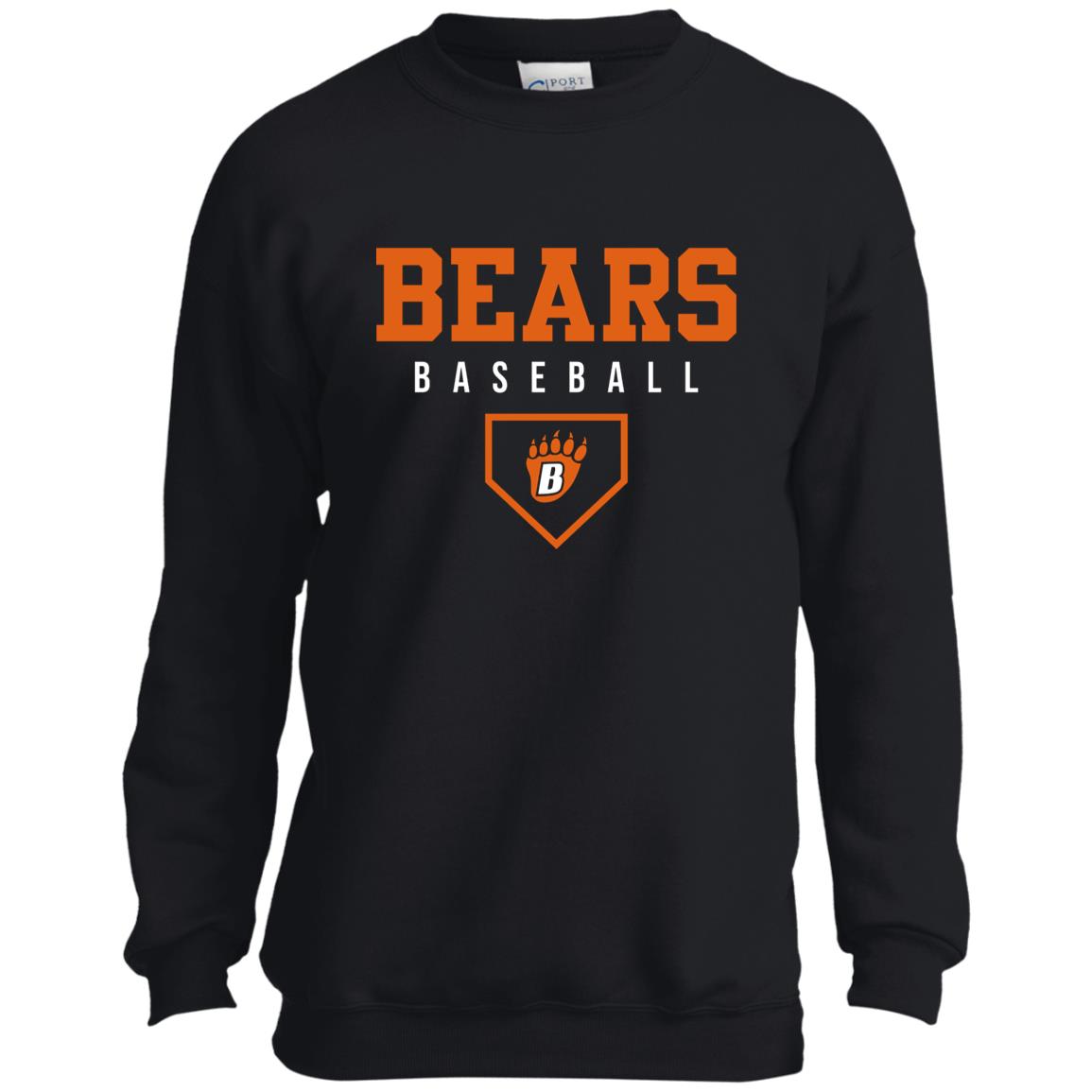 WBLHSB Bears Baseball Youth Crewneck Sweatshirt