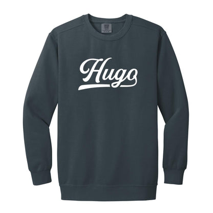 Hugo Garment-Dyed Adult Crewneck Sweatshirt