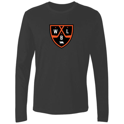 White Bear Lake Hockey Shield Men's Premium Long Sleeve Tee