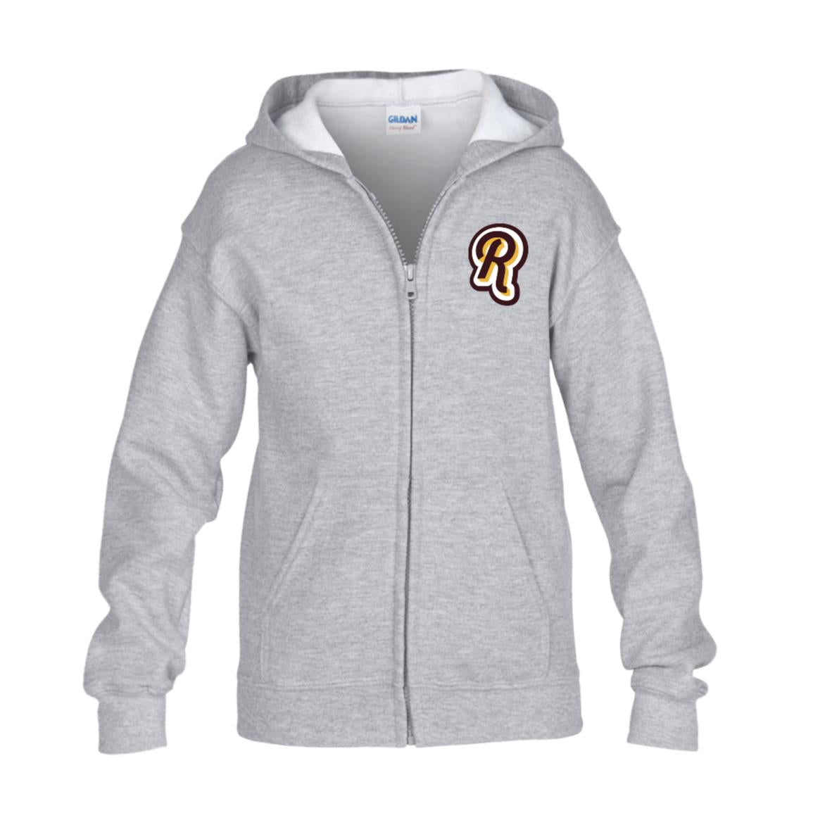 Forest Lake Hockey Gildan Youth Heavy Blend Full Zip Hoodie