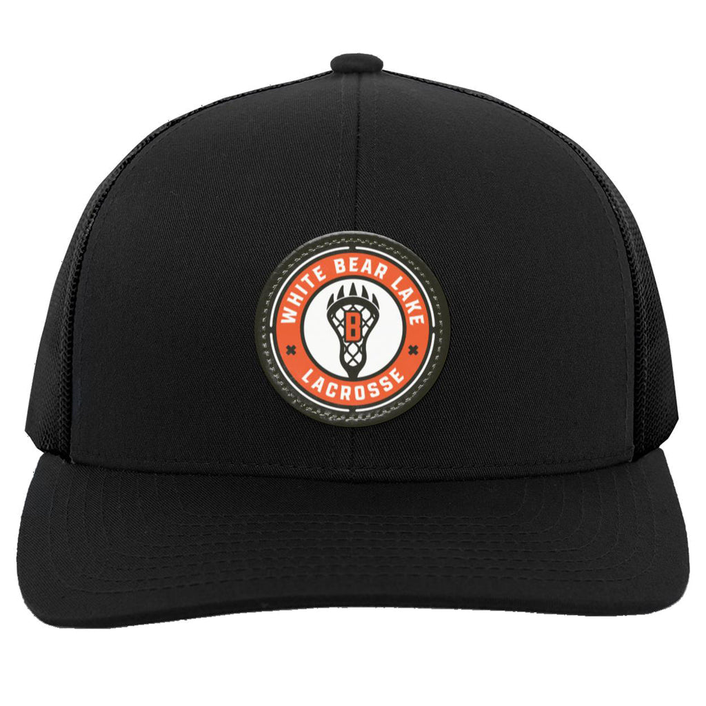 White Bear Lake Lacrosse Logo Snapback Trucker Patch Hat