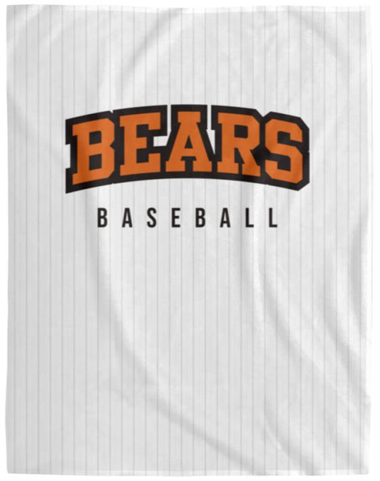 WBLHSB Bears Baseball Plush Fleece Blanket - 60x80