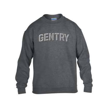 Gentry Academy Crosshatch Youth Heavy Blend Fleece Crew