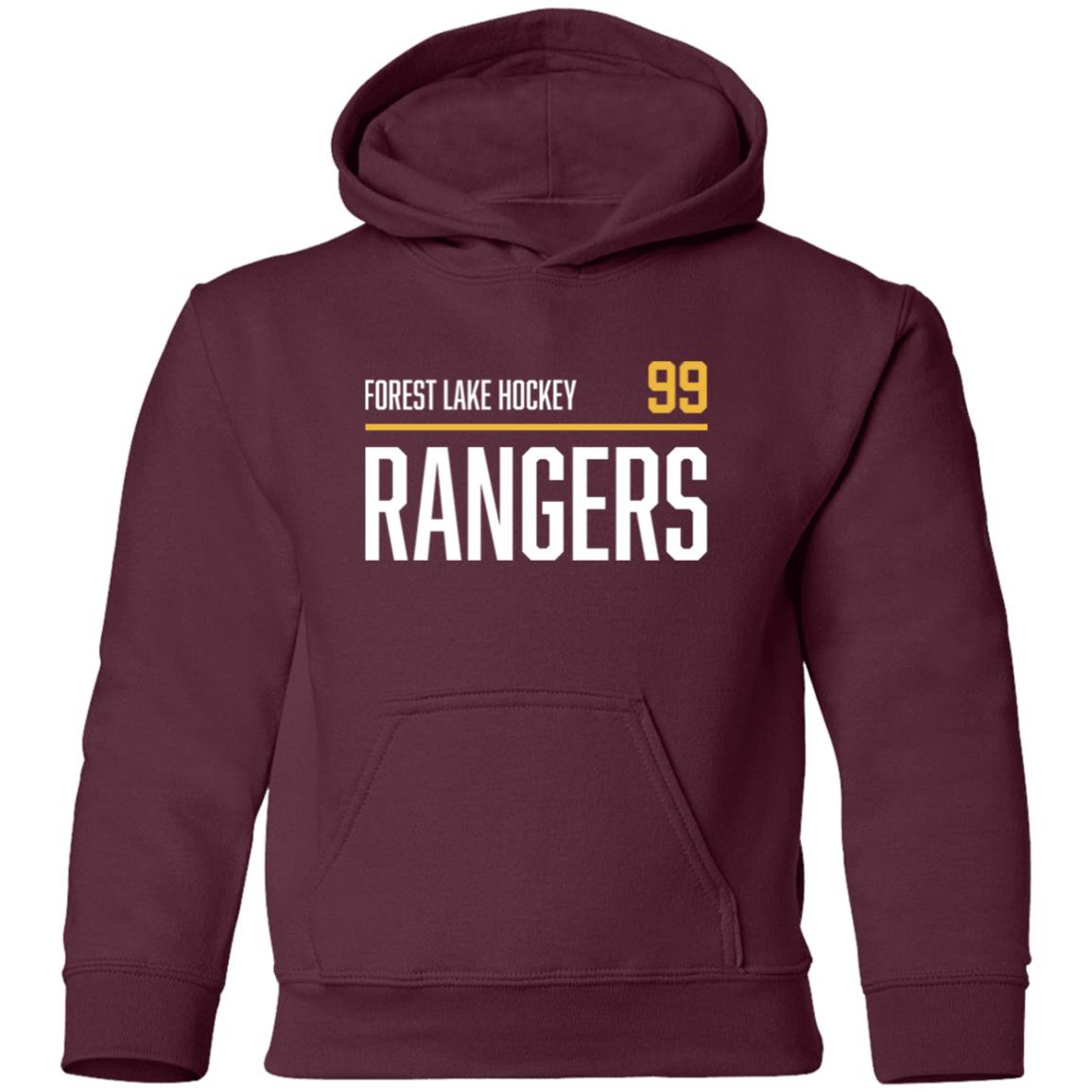 Forest Lake Hockey Personalized Youth Pullover Hoodie