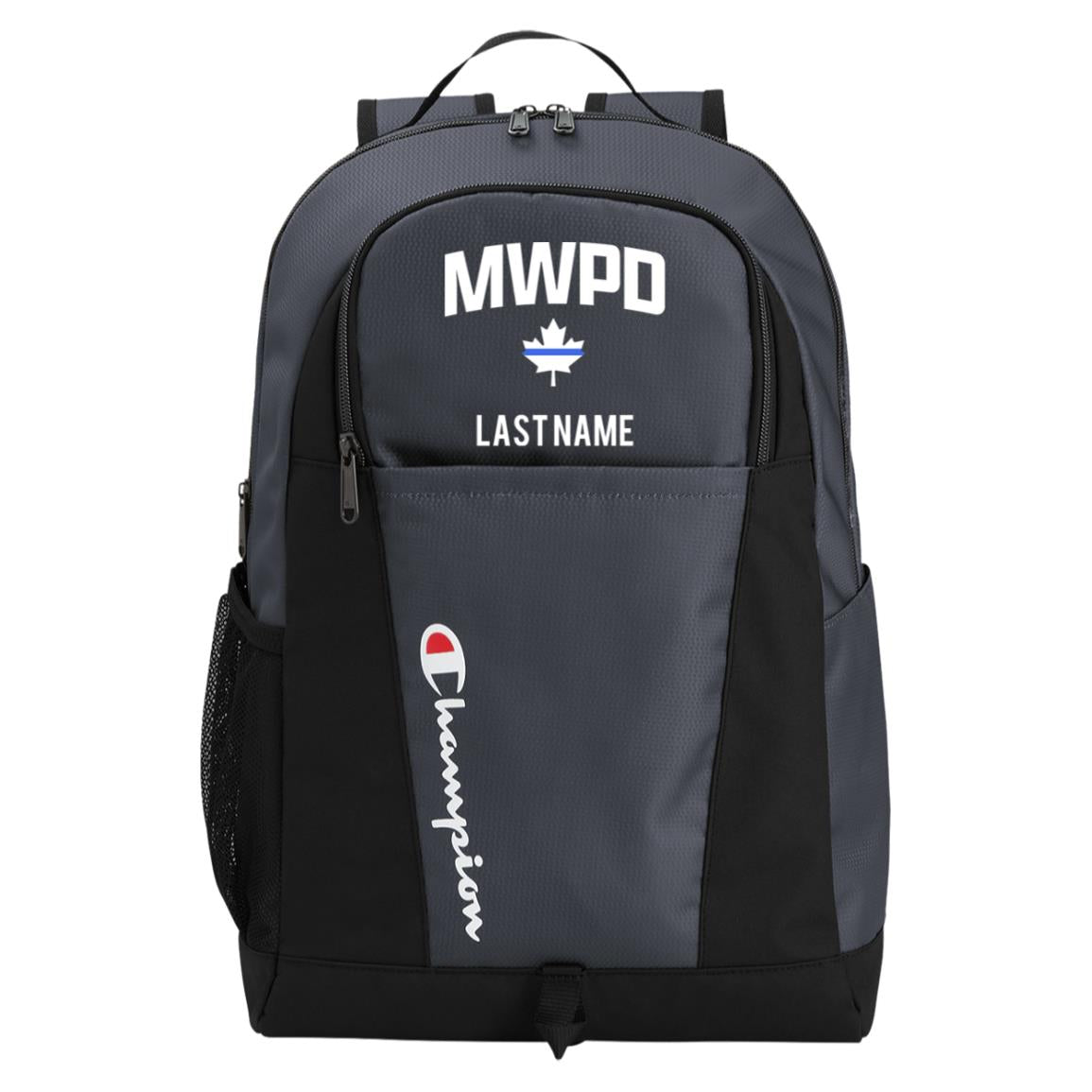 Maplewood Police Customizable Champion Core Backpack