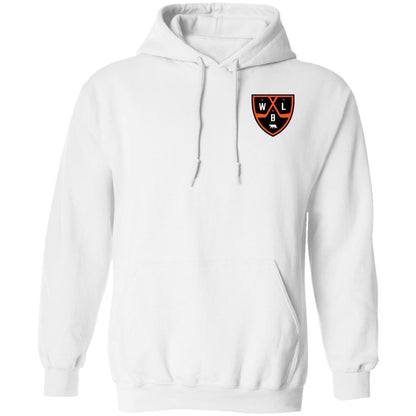 White Bear Lake Hockey Shield Adult Pullover Hoodie