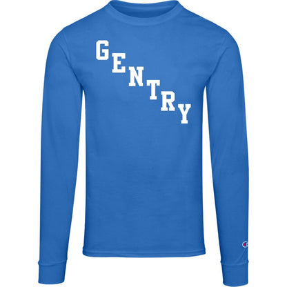 Gentry Academy Stairs Men's Champion Long Sleeve Tee