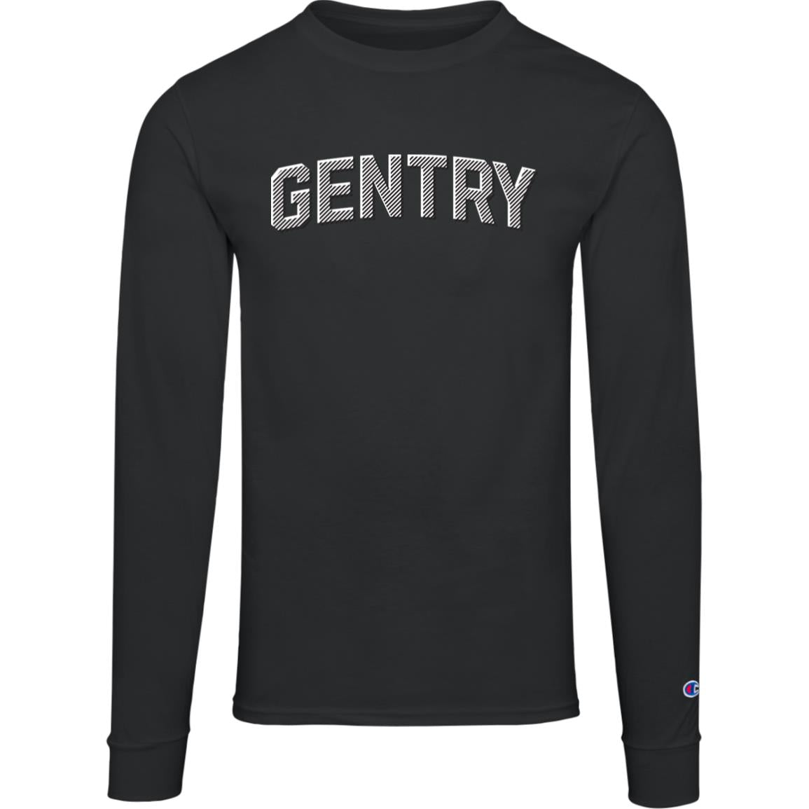 Gentry Academy Crosshatch Men's Champion Long Sleeve Tee