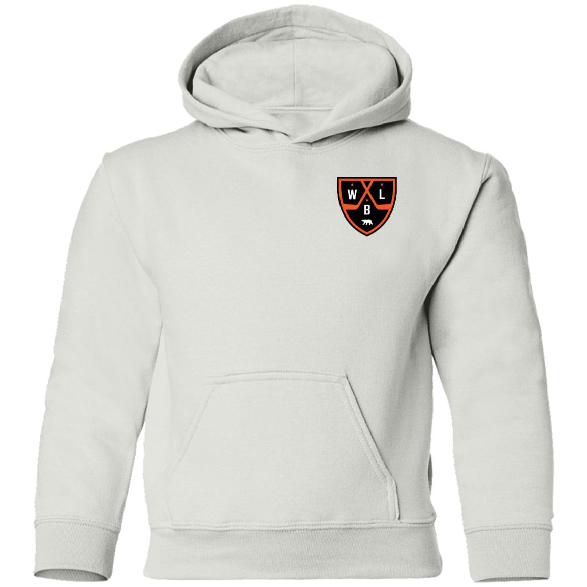 White Bear Lake Hockey Shield Youth Pullover Hoodie