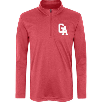 Gentry Academy GA Youth Heather Quarter Zip