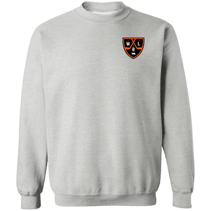 White Bear Lake Hockey Shield Adult Crewneck Pullover Sweatshirt